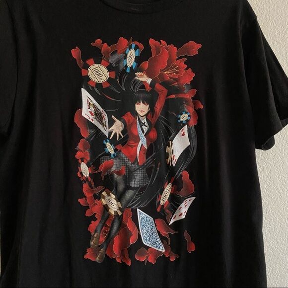 Kakegurui Anime Gambling Graphic Tee - Picture 3 of 6